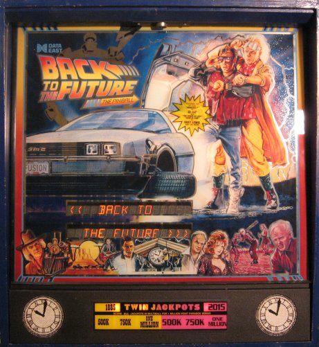 BTTF Backglass