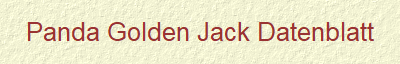 Panda Golden Jack Datenblatt